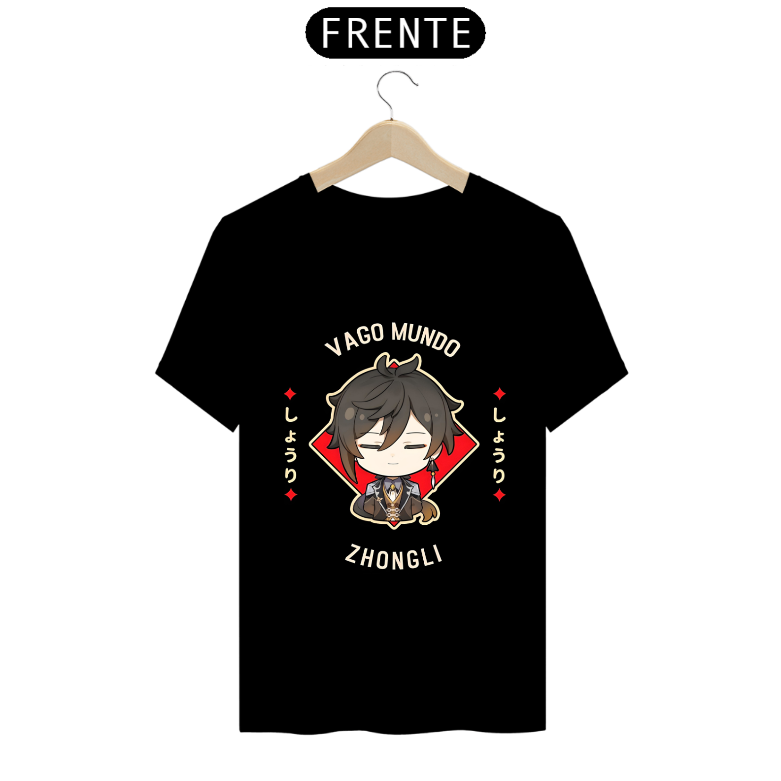 Camiseta - Zhongli (Genshin Impact)