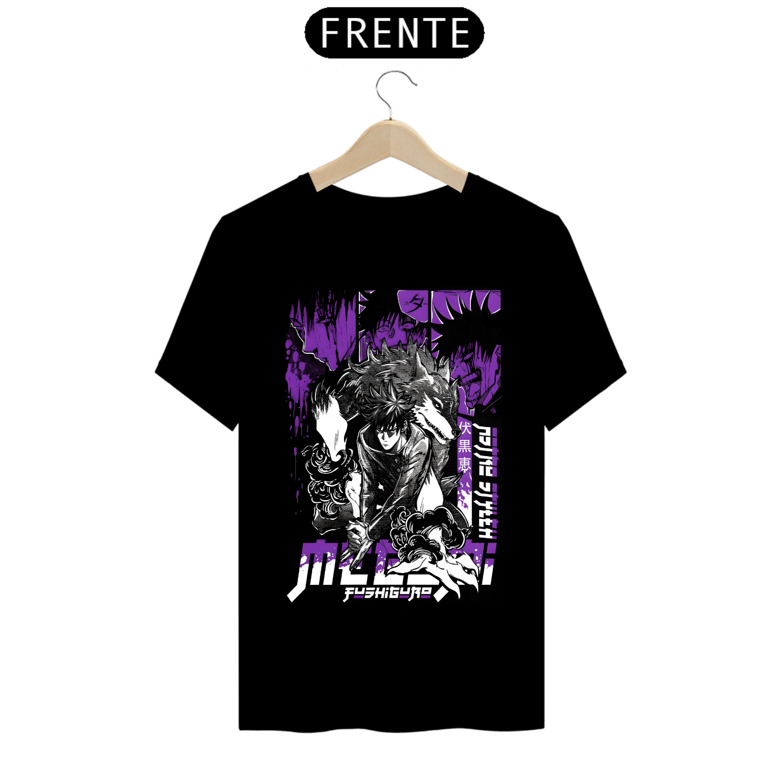 Camiseta - Megumi Fushiguro (Jujutsu Kaisen)