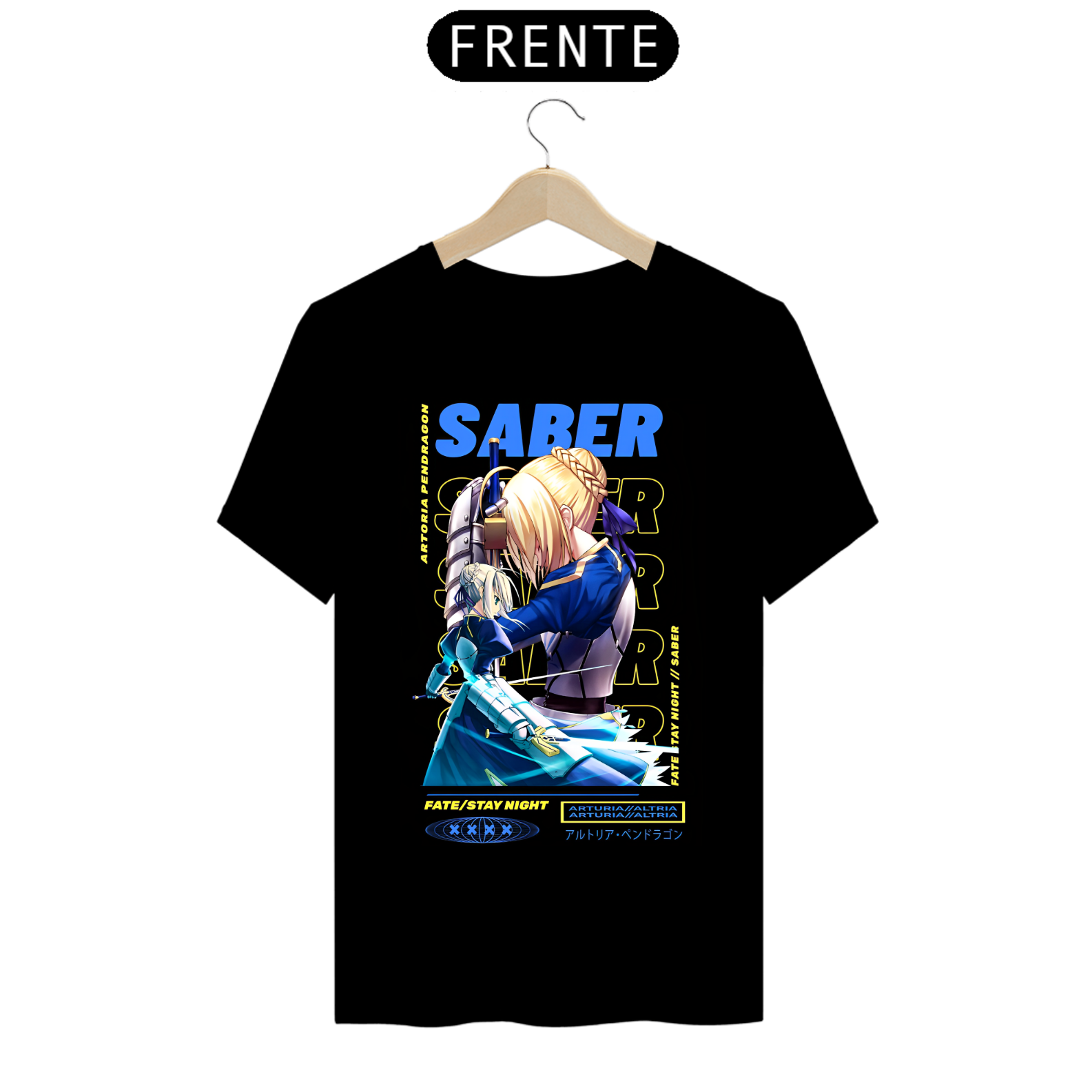 Camiseta - Saber (Fate/Stay Night)