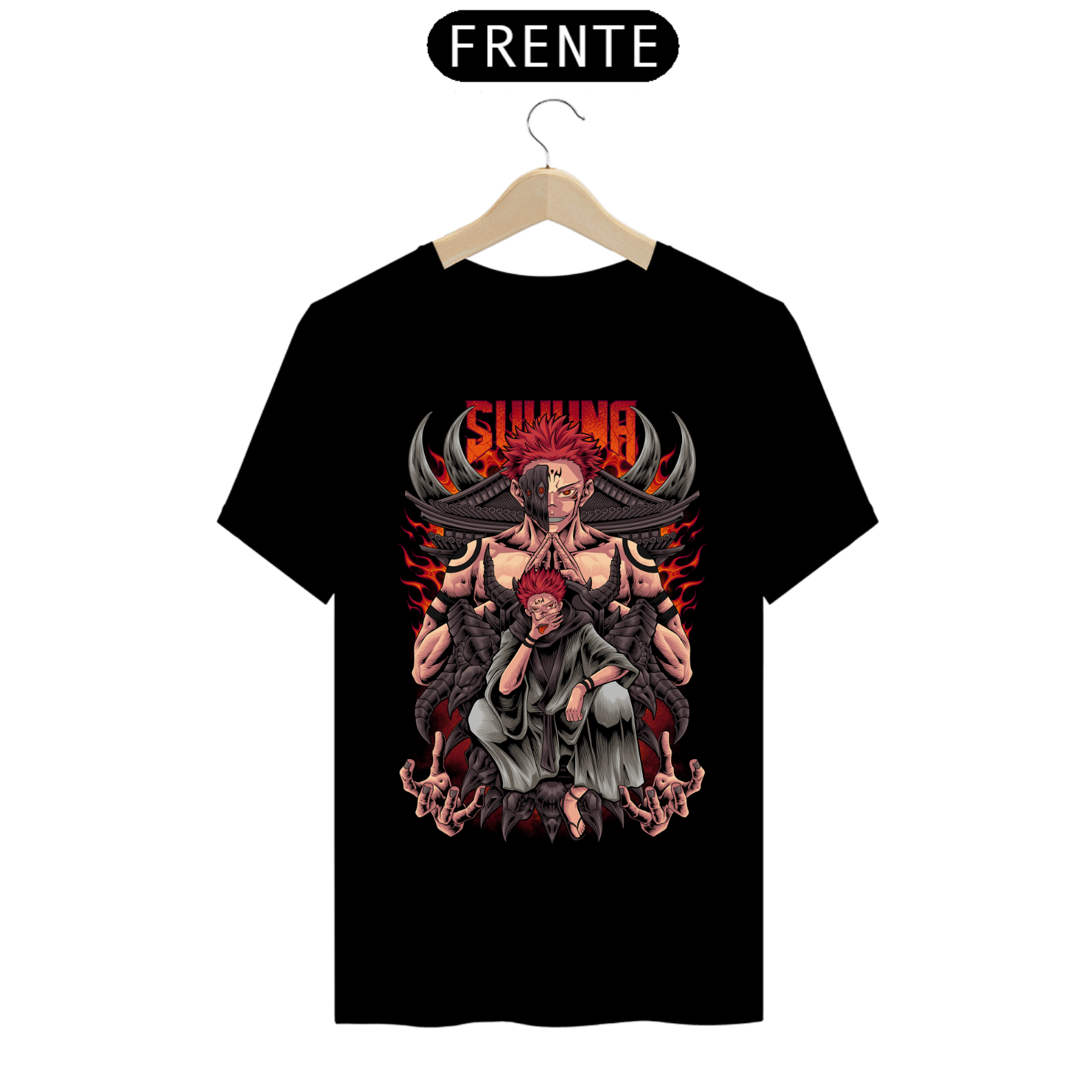 Camiseta - Sukuna (Jujutsu Kaisen)