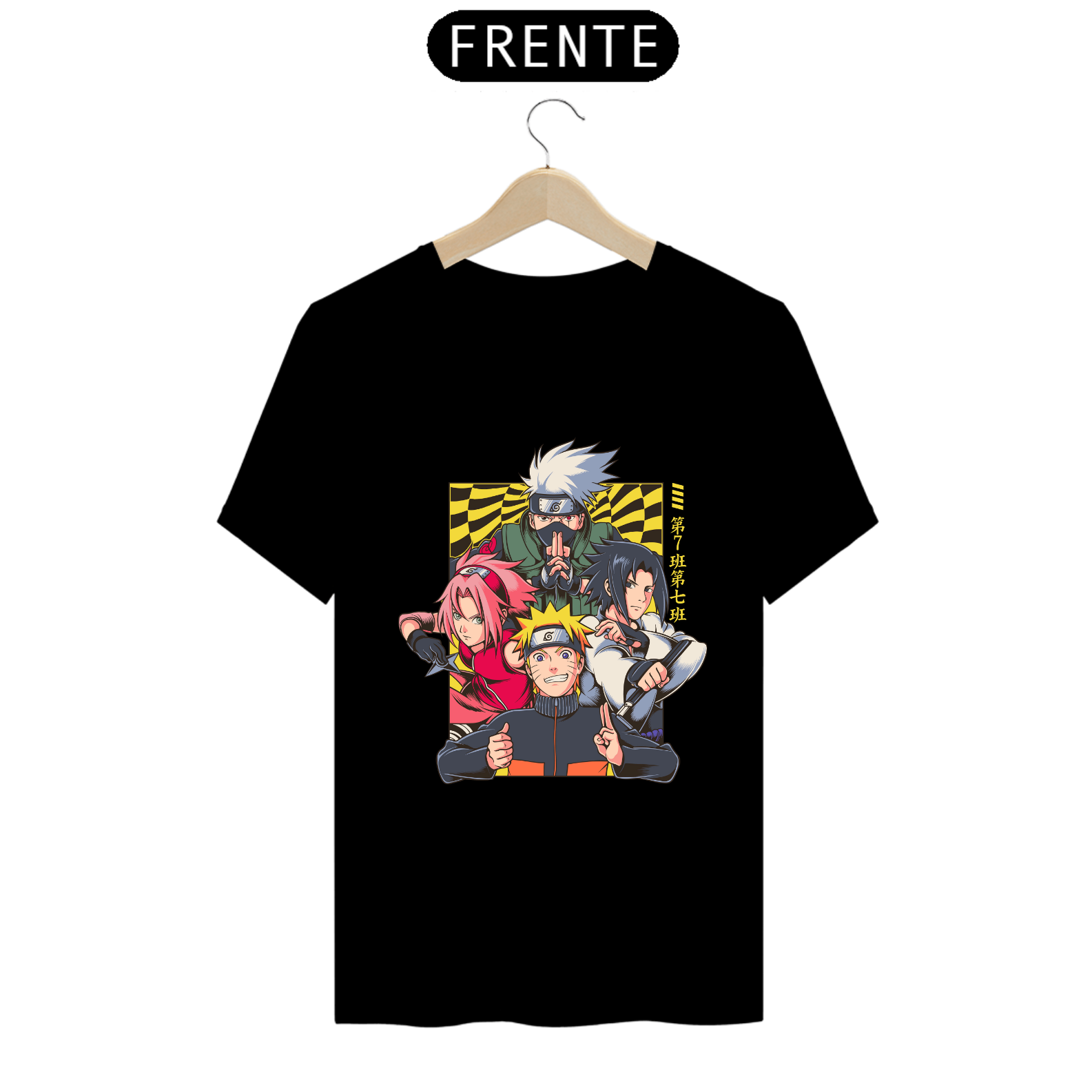 Camiseta - Team 7 (Naruto Shippuden)