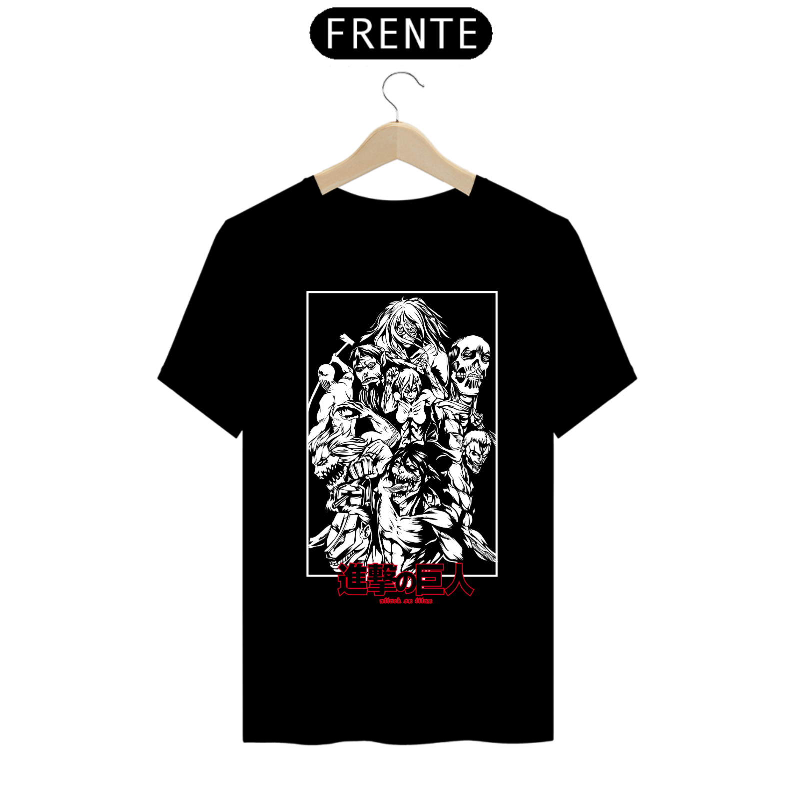 Camiseta - Attack on Titan