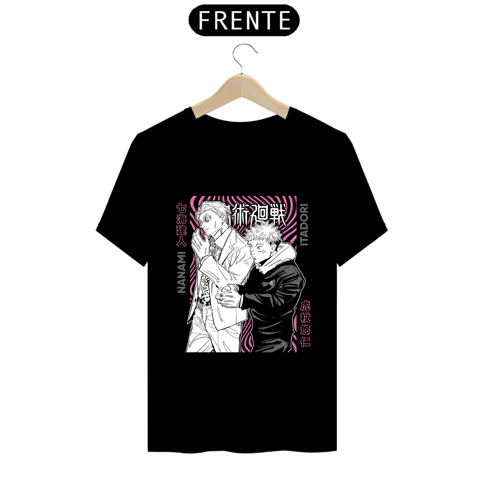 Camiseta - Nanami & Itadori (Jujutsu Kaisen)