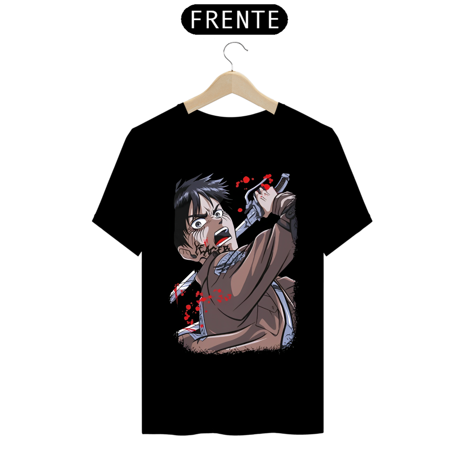 Camiseta - Eren Yeager (Attack on Titan)