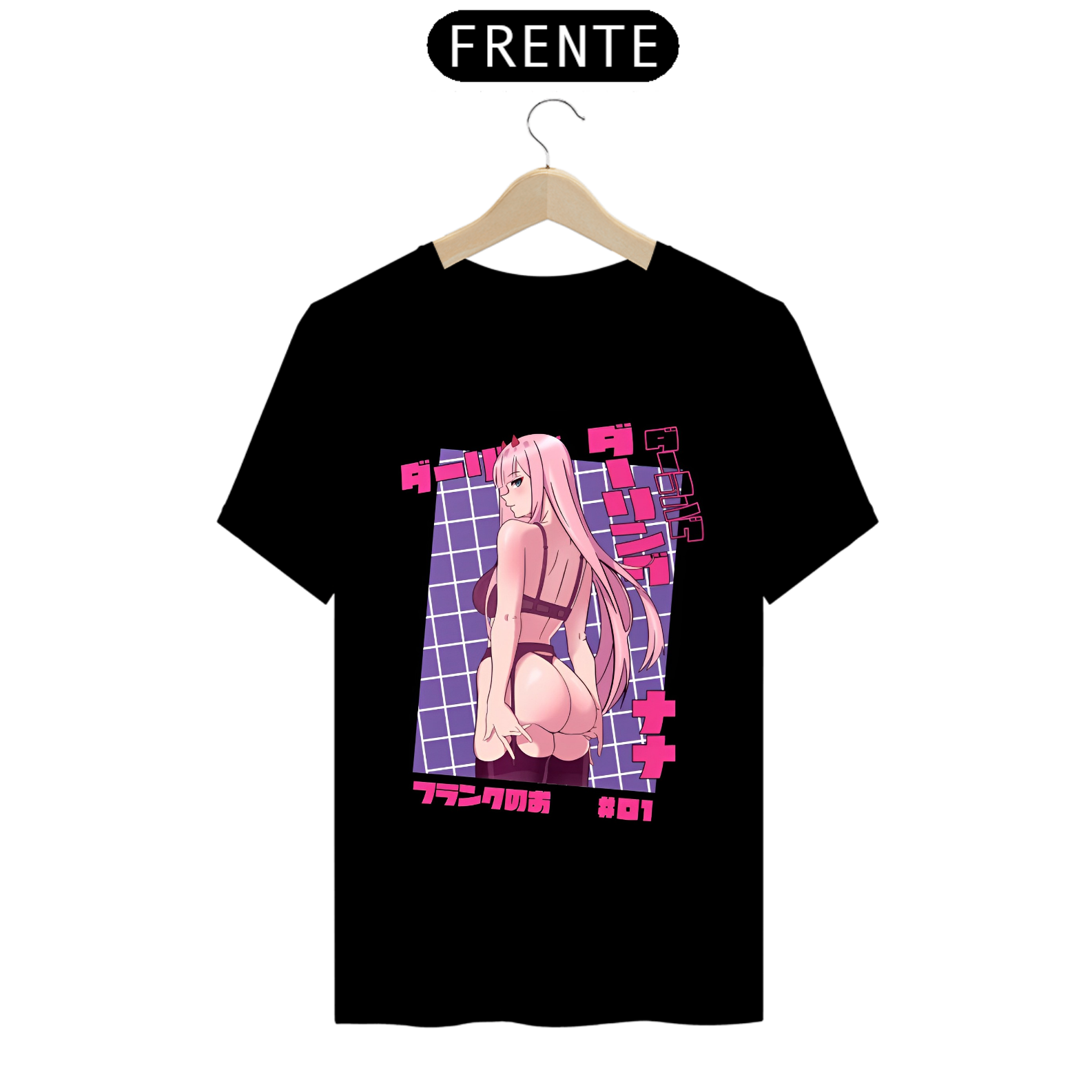 Camiseta - Zero Two (Darling in the Franxx)