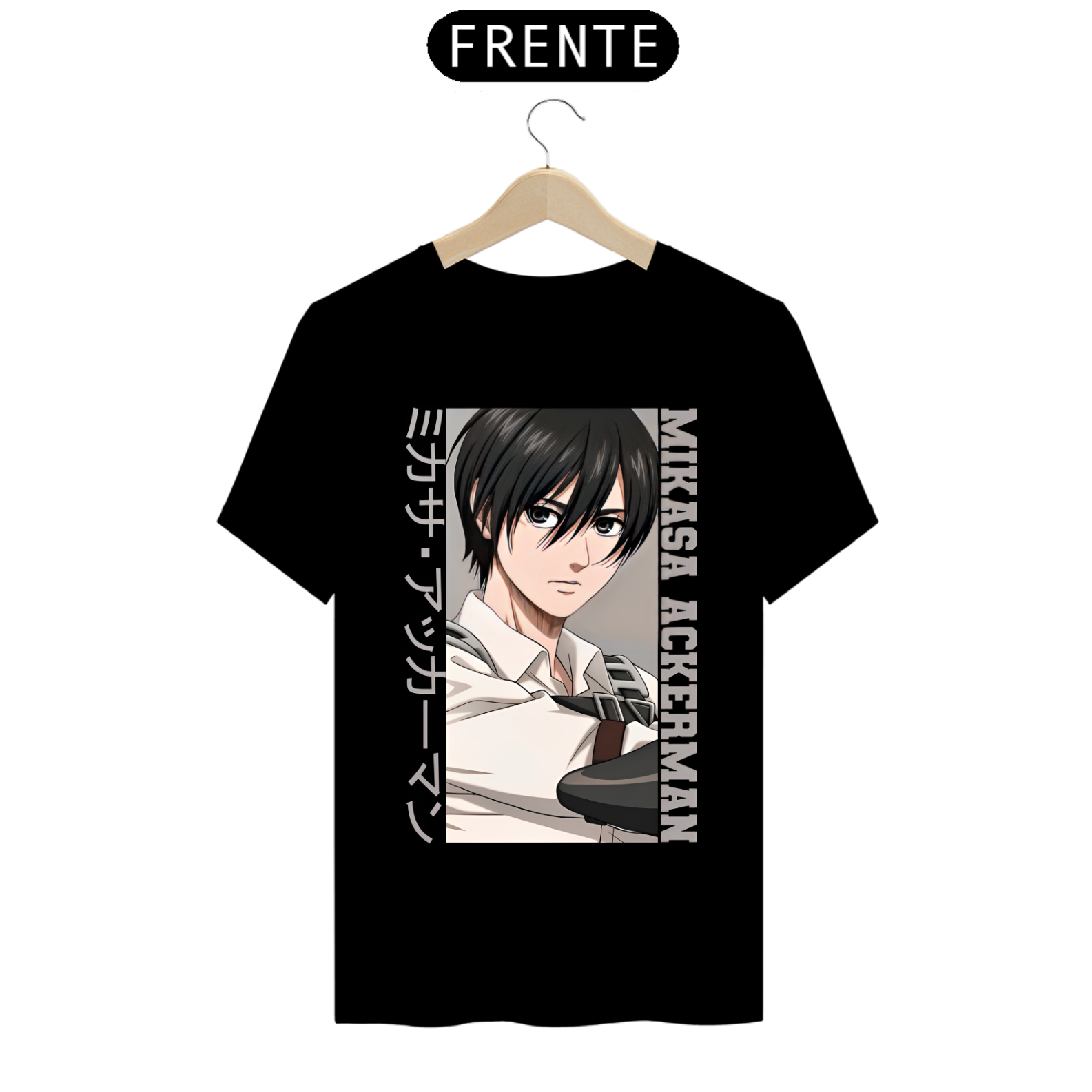 Camiseta - Mikasa Ackerman (Attack on Titan)