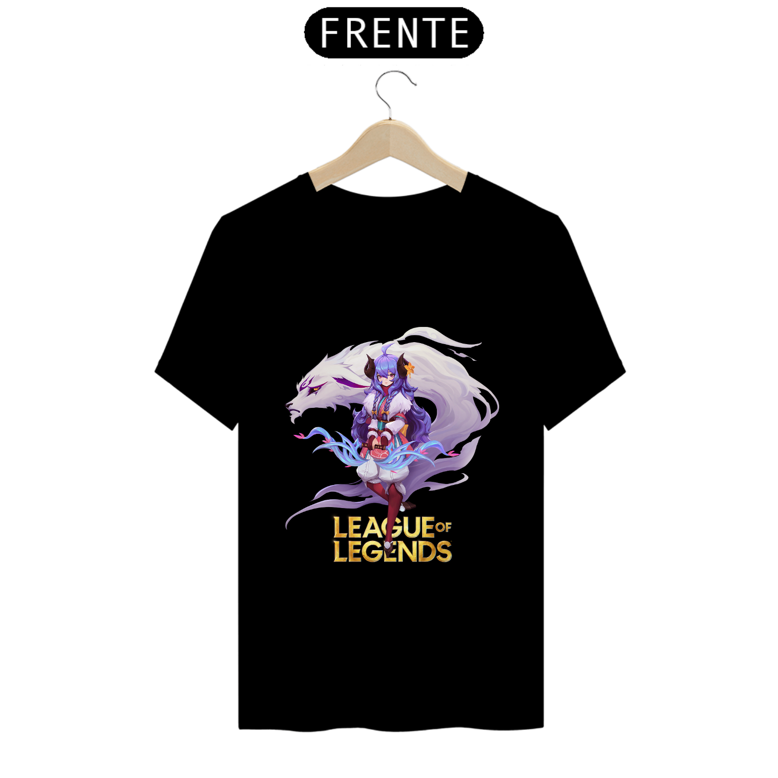 Camiseta - Kindred Florescer Espiritual (League of Legends)