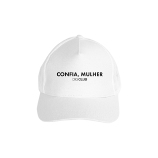 Nome do produto Boné - Confia, Mulher