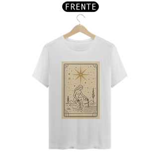 Nome do produto Camiseta Premium Tarot Estelar — A ESTRELA | ÓRBITA®