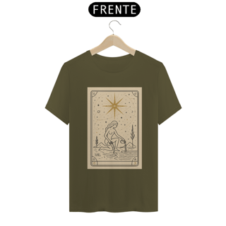 Nome do produto Camiseta Premium Tarot Estelar — A ESTRELA | ÓRBITA®
