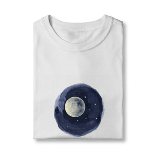 Nome do produto CAMISETA INFANTIL – “Minha Primeira Lua Cheia”