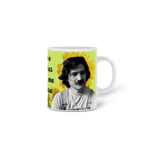 Nome do produto Caneca Belchior - Amar e mudar as coisas me interessa mais.