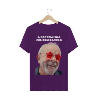 Nome do produto T- shirt Classic - Lula A esperança venceu o medo.