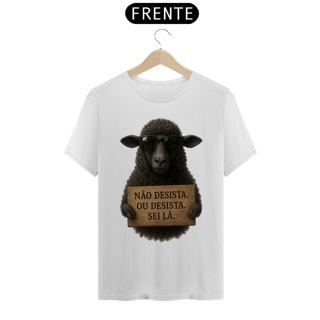 Nome do produtoOvelha Negra | Desista ou sei lá. T-Shirt Prime