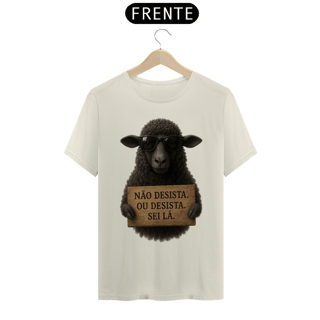 Nome do produtoOvelha Negra | Desista ou sei lá. T-Shirt Prime
