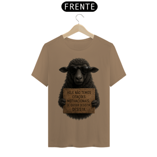 Nome do produtoOvelha Negra | Desista se quiser. T-Shirt Prime