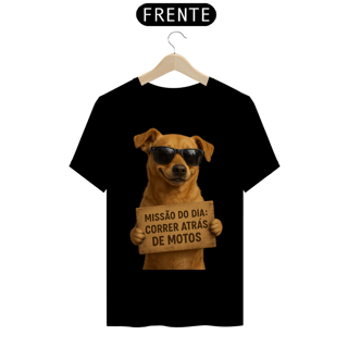 Caramelo Atitude – “Missão do Dia: Correr Atrás de Motos” | T-Shirt Prime