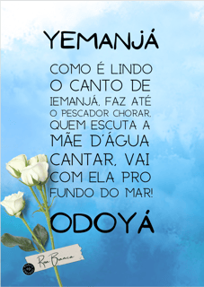 Nome do produto POSTER - IEMANJÁ