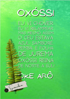 Nome do produto POSTER - OXÓSSI