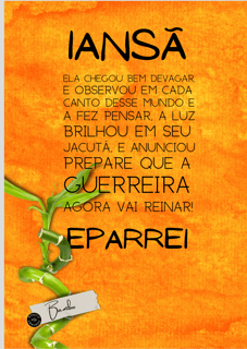 Nome do produto POSTER - IANSÃ