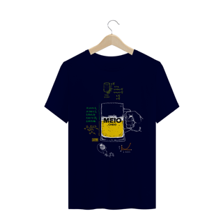 Nome do produto Camiseta - Meio cheio ou meio vazio