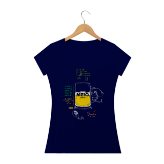 Nome do produto Camiseta Baby Long - Meio cheio ou meio vazio