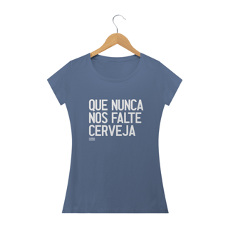 Nome do produto Camiseta Baby Long Estonada - Que nunca nos falte cerveja