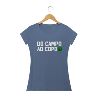 Nome do produto Camiseta Baby Long Estonada - Do campo ao copo