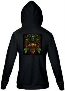 Nome do produto Moletom com Zíper - Fazenda Cervejeira Lúpulos