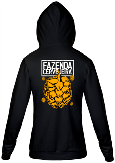 Nome do produto Moletom com Zíper - Fazenda Cervejeira Lúpulo