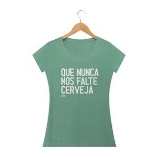 Nome do produto Camiseta Baby Long Estonada - Que nunca nos falte cerveja