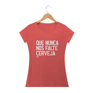 Nome do produto Camiseta Baby Long Estonada - Que nunca nos falte cerveja