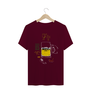 Nome do produto Camiseta - Meio cheio ou meio vazio