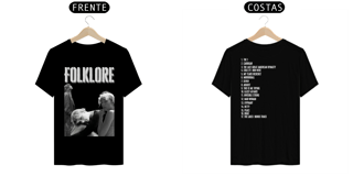Nome do produto taylor swift folklore tshirt
