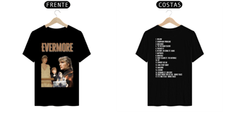Nome do produto taylor swift evermore tshirt