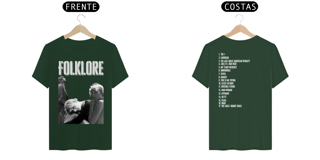 Nome do produto taylor swift folklore tshirt