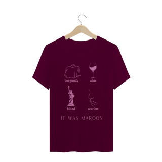 Nome do produto Maroon Taylor Swift- T-short