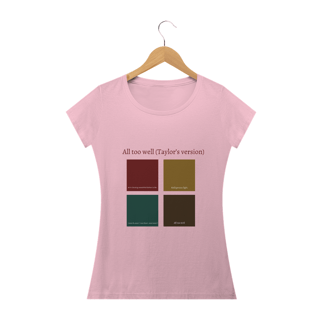 Nome do produto All too well - babylook- Taylor Swift