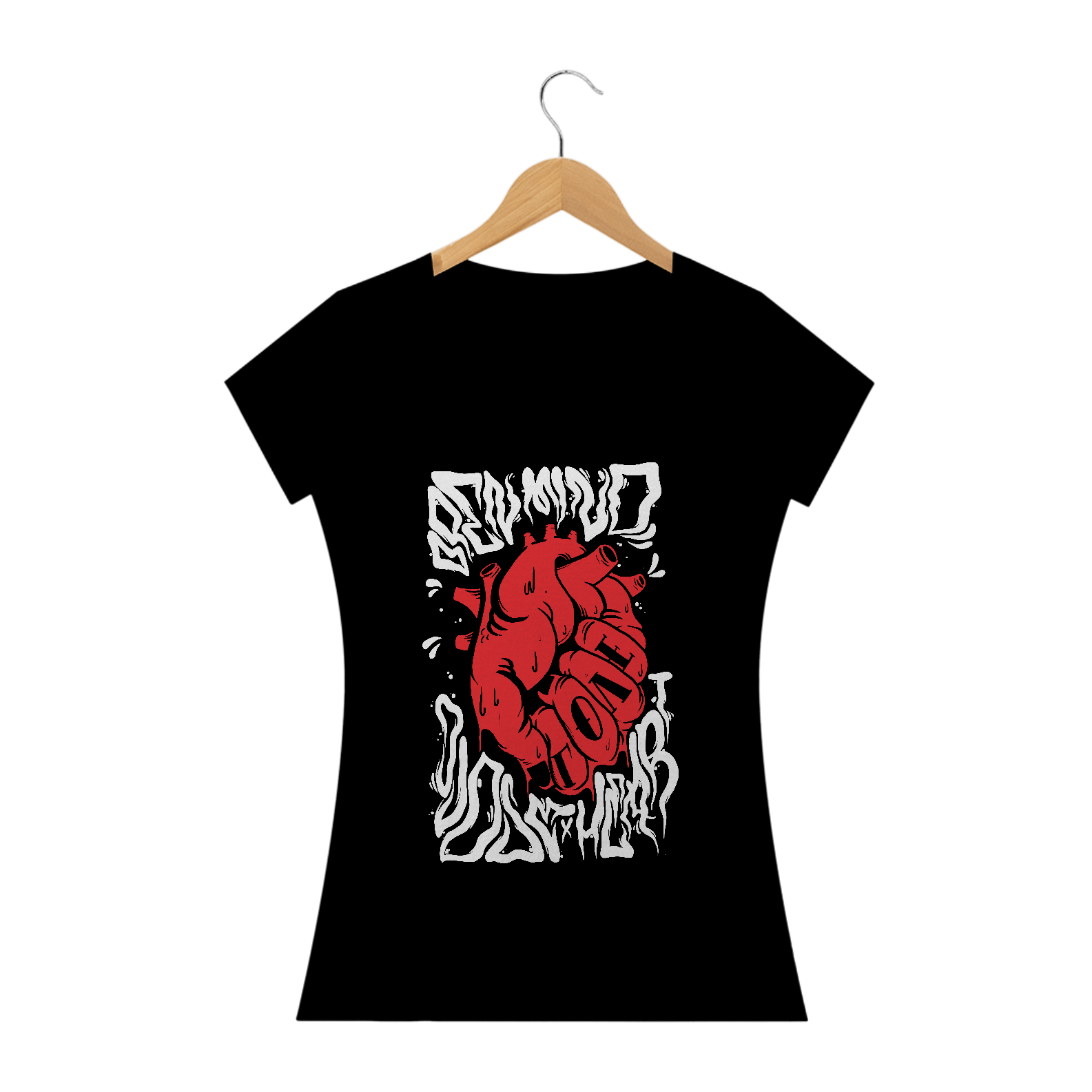 Camiseta Closed Heart Feminina