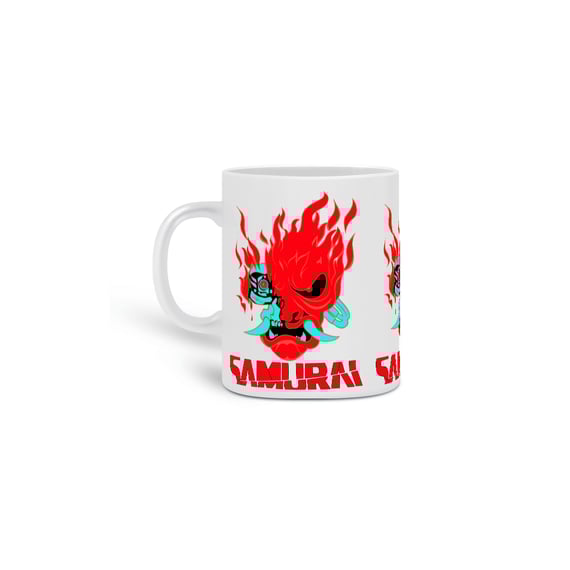 Caneca Samurai Cyberpunk 2077