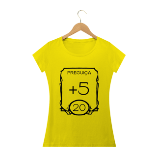 Nome do produto Camiseta Atributo Preguiça 