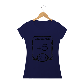 Nome do produto Camiseta Atributo Ansiedade