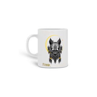 Nome do produto Fenrir - Arte By: @deivolart