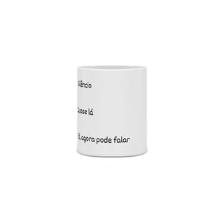 Nome do produto Caneca Silêncio
