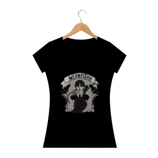 Nome do produto Camiseta Wandinha - Arte By: Paula Rodrigues