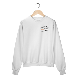 Nome do produto Moletom Jon Snow + Ygritte