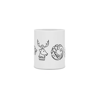 Nome do produto Caneca Stark + Baratheon + Targaryen + Lannister