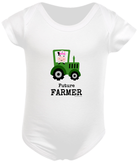 Body Infantil - Futura Fazendeira #umolharfemininonomarketing