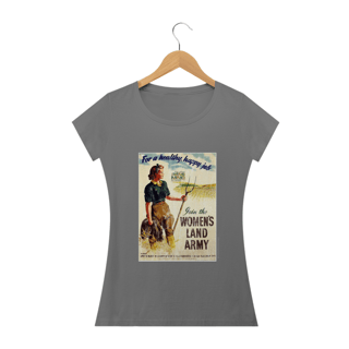 Nome do produto Camiseta Baby Long Estonada Posters #landgirlsarmy