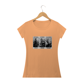 Camiseta Baby Long Estonada - Poster Antigo 